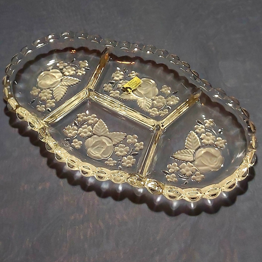 Beautiful Crystal Platter